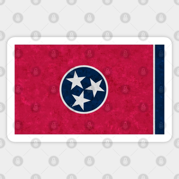 Flag of Tennessee Sticker by Enzwell